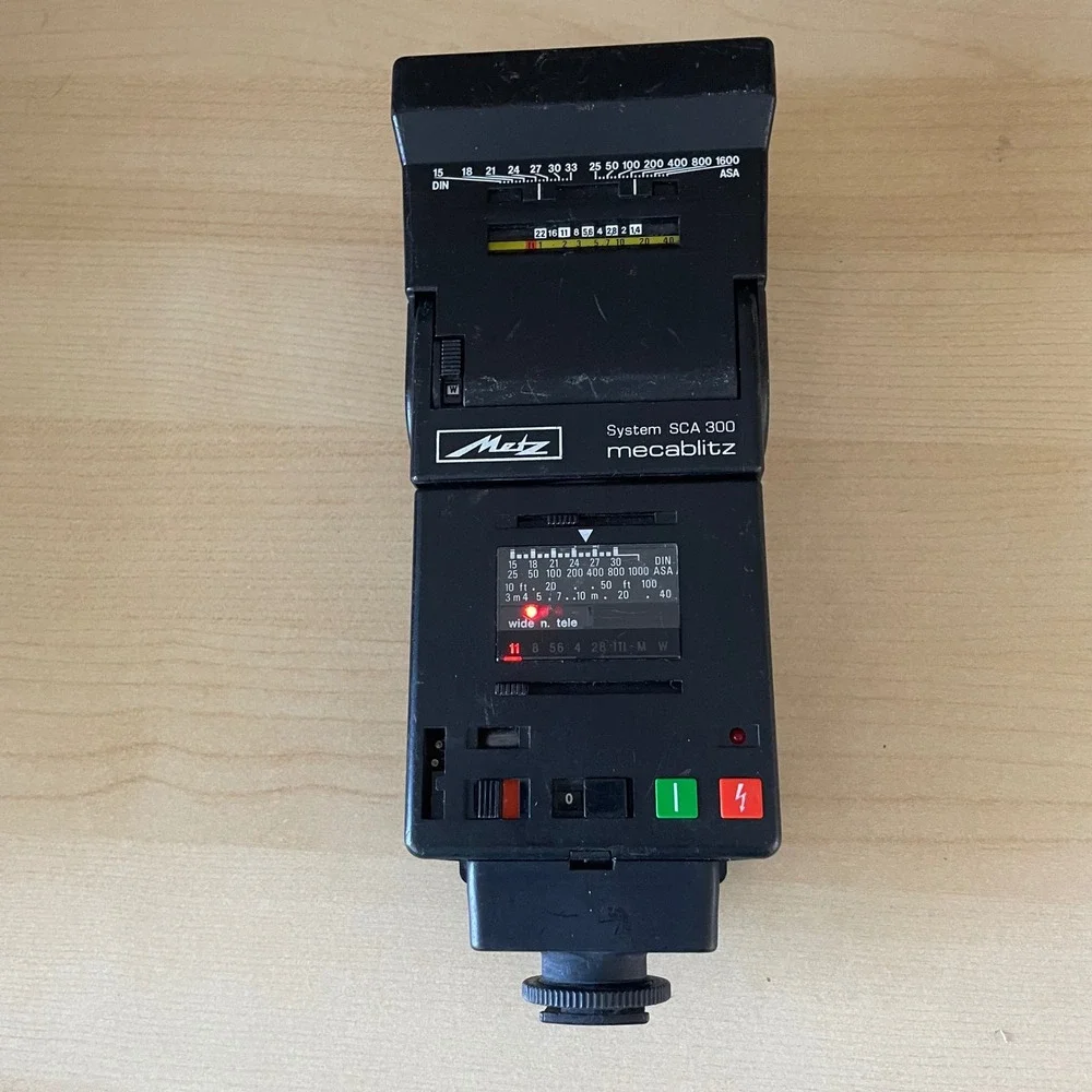Metz Mecablitz 36 CT 2 36 CT-2 36CT2 Flash Unit SCA 300 Tested For Power Works
